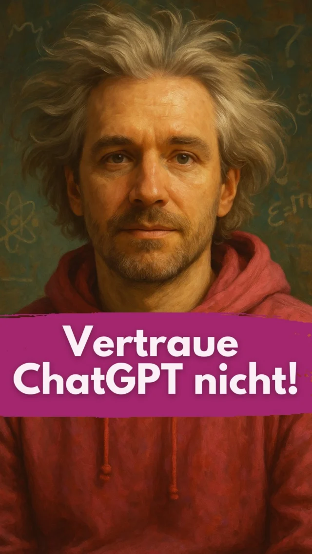 Jeden Tag lese ich mindestens ein Mal: Ich habe ChatGPT gefragt.
Und meistens ist die Antwort einfach falsch. 
Nicht dass wir uns falsch verstehen. CHatGPT ist großartig. Aber wir müssen einfach richtig prompten, um die richtigen Ergebnisse zu erhalten. Einfach eine Frage stellen, bei der wir die Antwort nicht überprüfen können, ist echt schwierig. Und wenn es dann noch um rechtliche Themen geht, kann das wirklich bitter werden. ChatGPT kann vieles, aber erahnen, was wir meinen oder wirklich wissen wollen, das ist noch schwierig. 
Meine Empfehlung ist also: Rechtsberatung definitiv lieber beim Anwalt.
Fragen zur Musiknutzung: immer her damit! 
Gibt’s noch mehr Quatsch, den dir Chatti vielleicht erzählt hat? 
____________________________________
Für mehr Tipps rund um die gewerbliche Nutzung von Instagram, Reels, Storys, Kurzvideos, Instagramwachstum, lizenzfreie Musik bist du hier goldrichtig.