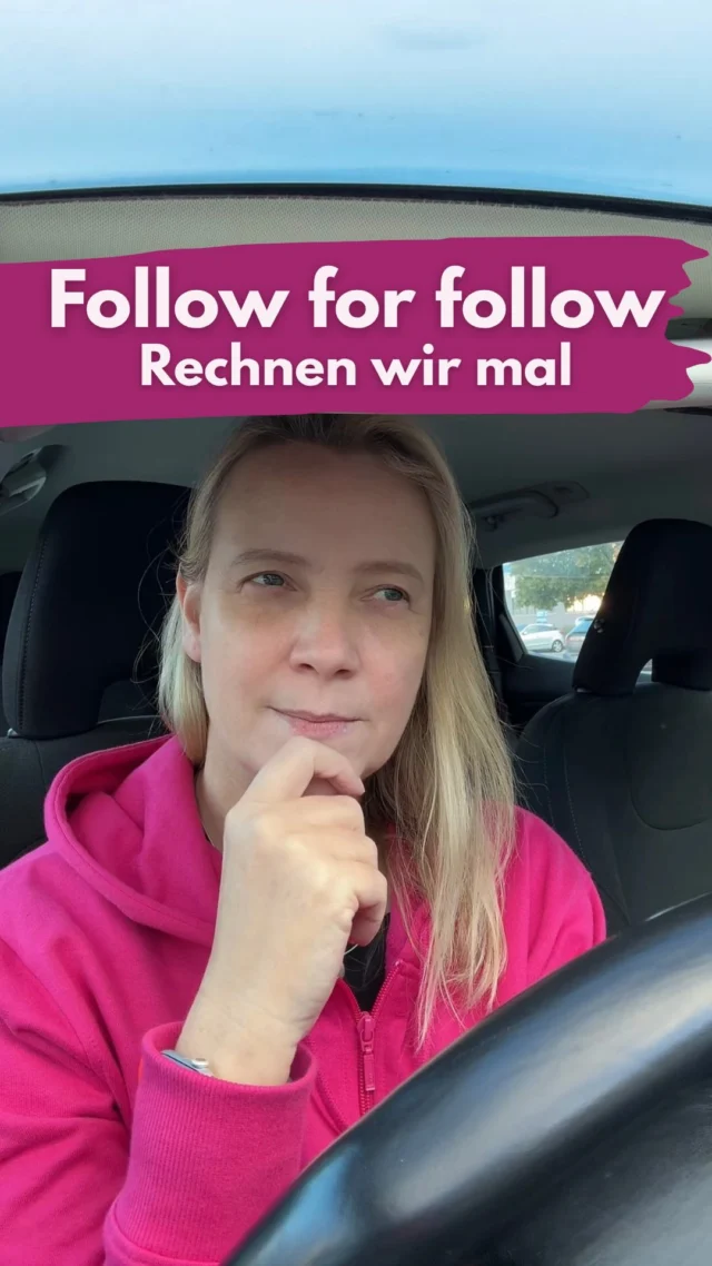 Follower-Aufbau durch follow for follow. 
Du folgst jemanden, um auch von ihm ein Follow zu bekommen. Völlig egal, ob dein Angebot überhaupt interessant für ihn ist. Völlig egal, ob du dich für den anderen Content interessierst. Hauptsache deine eigene  Followerzahl sieht nicht mehr so klein aus. 
Übrig bleibt jede Menge Content, den du dir nicht mal anschaust. Wunderst dich aber, warum sich auch niemand deinen Content ansieht. 
Jeder erntet seine 3 Likes und das war’s. 
Das Problem:
Reagiert die eigene Community nicht, stuft der Algorithmus den Content als irrelevant ein. Wie soll er denn auch Menschen finden, für die der Content interessant sein könnte?!
Viel nachhaltiger ist es, die Followerzahl hinten anzustellen und sich auf deinen Content und die Menschen, die du damit erreichen willst zu konzentrieren. 
Also alles dafür zu tun, um dem Algorithmus zu helfen, die richtigen Menschen zu finden. 
Und jeder, der dann freiwillig auf Folgen drückt ist Gold wert und du wirst wachsen und wachsen und wachsen. 
Wenn du lernen willst, wie du genau das machst, kommentiere mit GECKO und sichere dir deinen Platz in der REELly HOOK Challenge ab 01. November.
__________________________
Für mehr Tipps rund um die gewerbliche Nutzung von Instagram, Reels, Storys, Kurzvideos, Instagramwachstum, lizenzfreie Musik bist du hier goldrichtig.