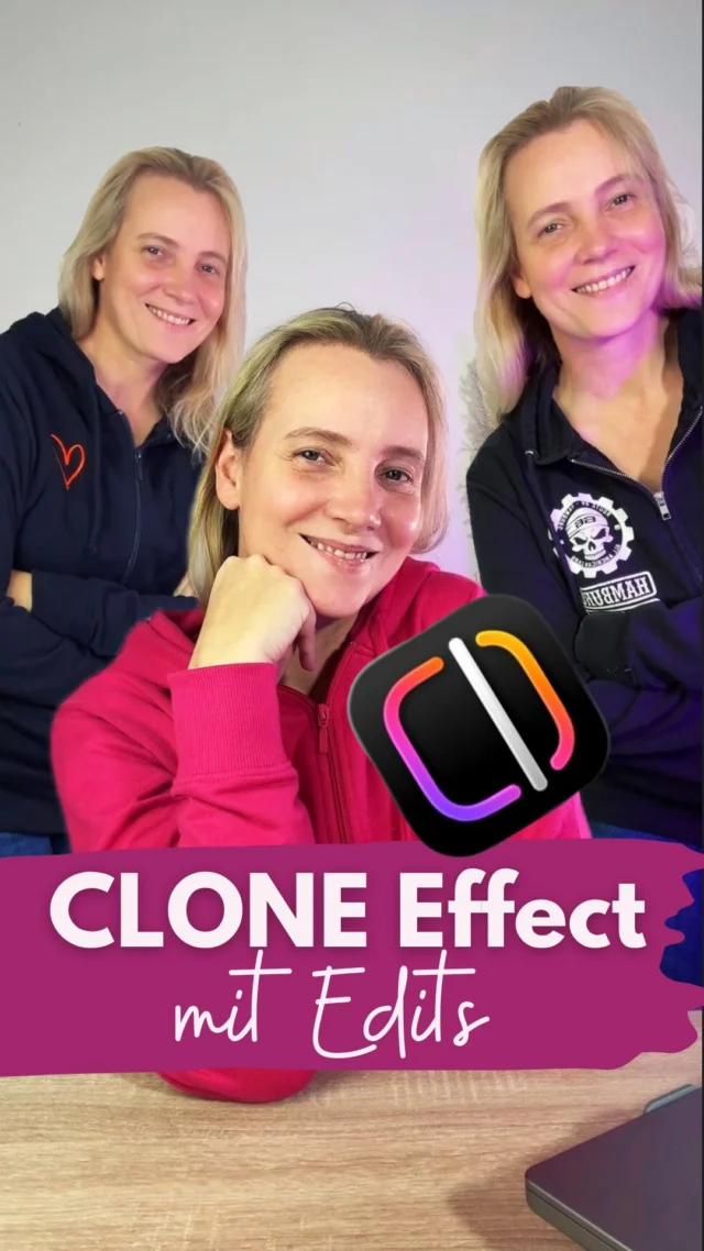 Edits Tutorial: The Clone-Effekt oder auf deutsch der doppelte Lottchen Effekt
Nicht nur die Effekte, sondern ganze Reelideen und -tutorials bekommst du in der REELly Challenge ab 01.11. - Zwei Monate lang zeige ich dir meine Videoskills mit InShot, Edits und Canva. Kommentiere mit GECKO für den Link und sei deinen Mitbewerbern kilometerweit voraus. 🌺
Musik: @lxnus.music 🙏
__________________________
Für mehr Tipps rund um die gewerbliche Nutzung von Instagram, Reels, Storys, Kurzvideos, Instagramwachstum, lizenzfreie Musik und der kreativen Videobearbeitung bist du hier goldrichtig.