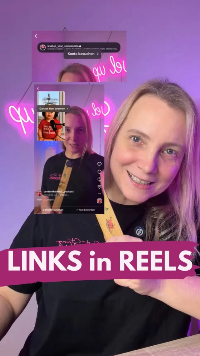 LINKS in REELS 🔥
Das geht jetzt, mit Edits. 
Du kannst zu Reels und Konten verlinken. 
Anleitung ist im Reel. 
Wenn du das nicht verlinkt werden möchtest, gehst du in die Einstellungen -> teilen und wiederverwenden -> Erlaube Personen, mit deinen Inhalten eigene Inhalte zu erstellen und diese wiederzuverwenden -> Schalter aus
Das ist eine wunderbare Funktion für Reaction-Reels. 
Falls du diese Funktion noch nicht hast, das ist normal. Ich habe sie bei @community_creator_music , auch bei @contentkonfetti_podcast , nur natürlich auf meinem hier nicht 😅
_____________________________
Für mehr Tipps rund um die gewerbliche Nutzung von Instagram, Reels, Storys, Kurzvideos, Instagramwachstum, lizenzfreie Musik bist du hier goldrichtig.