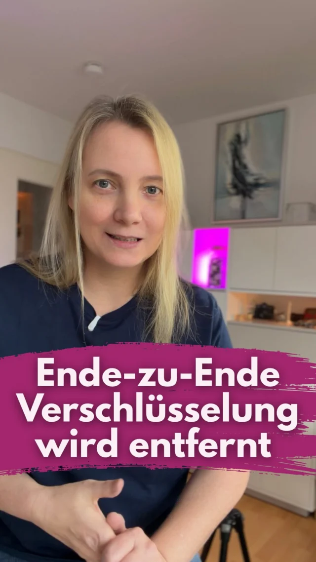 Instagram hatte eine Funktion, mit der du Chats extra absichern konntest, die Ende-zu-Ende-Verschlüsselung. Das heißt nur du und die andere Person konnten die Nachricht lesen, sonst niemand.
Allerdings musstest du sie selbst aktivieren.
Die meisten wussten das nicht und haben es nie genutzt. Heißt, deine Nachrichten waren nie wirklich geschützt.
Jetzt wird diese Funktion komplett gestrichen.
Das heißt jetzt nicht, dass jemand aktiv mitliest. Aber es wäre möglich.
Deshalb gehören bestimmte sensible Dinge einfach nicht in die DMs.
Instagram stand ja jetzt eh nicht unbedingt für Vertraulichkeit.
Sicherer sind Signal oder Threema.
Oder natürlich auch WhatsApp, aber WA gehört zu Meta und sammelt Daten drum herum, wer mit wem schreibt, wann und wie oft.
�____________________________
Für mehr Tipps rund um die gewerbliche Nutzung von Instagram, Reels, Storys, Kurzvideos, Instagramwachstum, lizenzfreie Musik bist du hier goldrichtig.