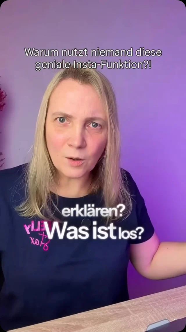 Diese Funktion ist sowas von unterschätzt. 
Die meisten posten immer noch ausschließlich einzelne Videos. 
Dabei kannst du damit Mini-Serien bauen, strategisch Themen posten. 🤩
Das allein ist schon mega. Du pushst so aber auch noch deine alten Reels. 
Ich würde diese Funktion lieben, wenn mich Insta damit endlich segnet. 
(Herr Mosseri, können sie mich hören? 🙏)
Beispiele:
Wenn du ein Produkt erklärst, verknüpfst du Anwendungsbeispiele, Fehler, Kombinationen usw, statt alles in 90 Sekunden zu quetschen oder random durcheinander zu posten. 
Wenn du Wissen teilst, baust du daraus eine Mini-Serie. 
Wenn du eine Transformation zeigst, dokumentierst du den Weg -> Anfang - Prozess - Resultat/Ergebnis.
Auch wenn sonst überall Notizzettel bei mir rumflattern, diese Struktur, die dadurch entsteht, lieb ich. 
Geh auf die 3 Pünktchen im Reel - Reel verknüpfen - altes Reel auswählen - ✅ _____________________________
Für mehr Tipps rund um die gewerbliche Nutzung von Instagram, Reels, Storys, Kurzvideos, Instagramwachstum, lizenzfreie Musik bist du hier goldrichtig.